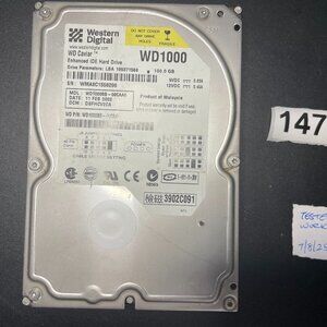 Western Digital Caviar 100GB IDE 3.5" Hard Drive - WD1000BBB-00CAA0  -- REF 1474